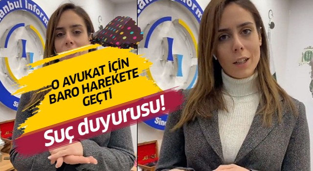 O avukat hakkında suç duyurusu!