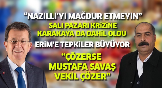 Salı Pazarı tartışmasına Karakaya da dahil oldu!