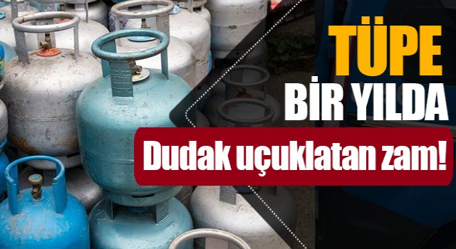 Son bir yılda tüpe yüzde 149 zam geldi