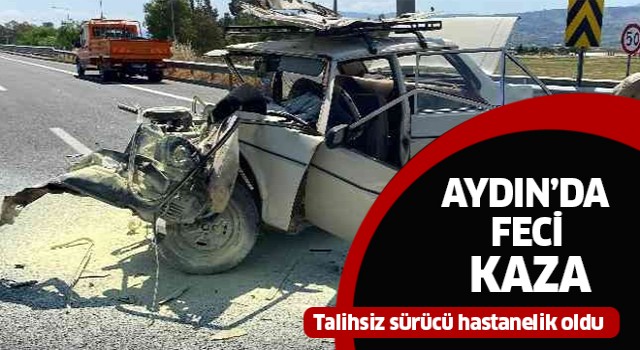 Aydın'da trafik kazası!