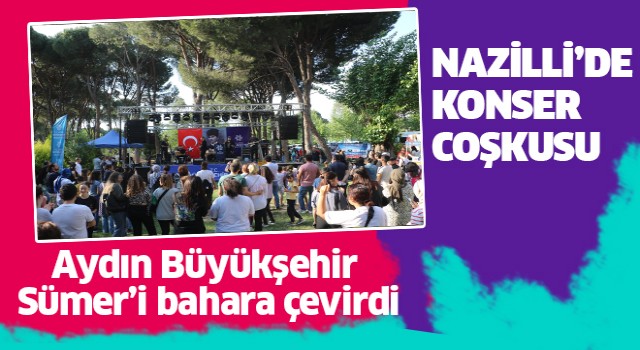 Büyükşehir Nazillli'yi bahara çevirdi