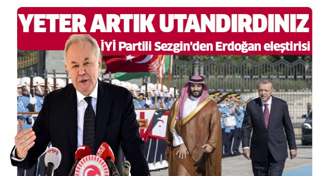 Aydın Sezgin’den Erdoğan’a Veliaht Prens eleştirisi!