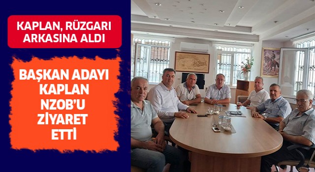 Başkan adayı Kaplan'dan Nazilli Ziraat Odası'na ziyaret