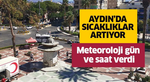 Meteoroloji Aydın'ı uyardı