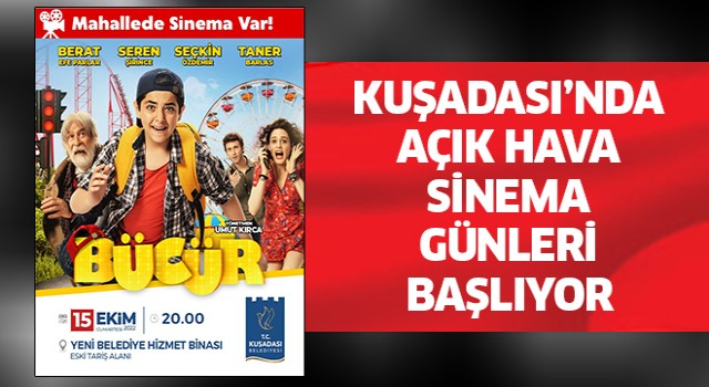 Kuşadası'nda açık hava sinema günleri başlıyor