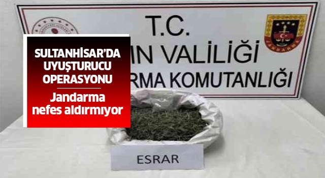 Sultanhisar'da uyuşturucu operasyonu!