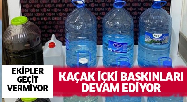 Didim'de 59 litre sahte alkol ele geçirildi