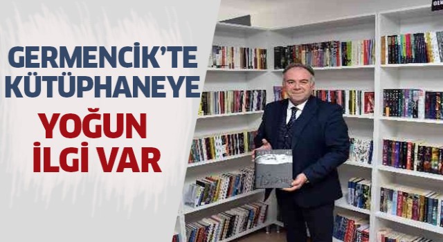 Germencik Belediyesi'nin kütüphanesine yoğun ilgi