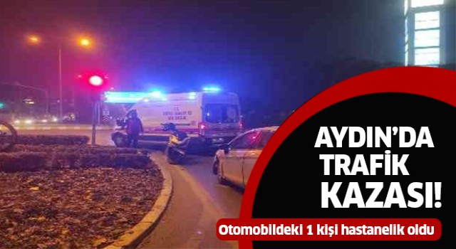 Aydın'da trafik kazası: 1 yaralı