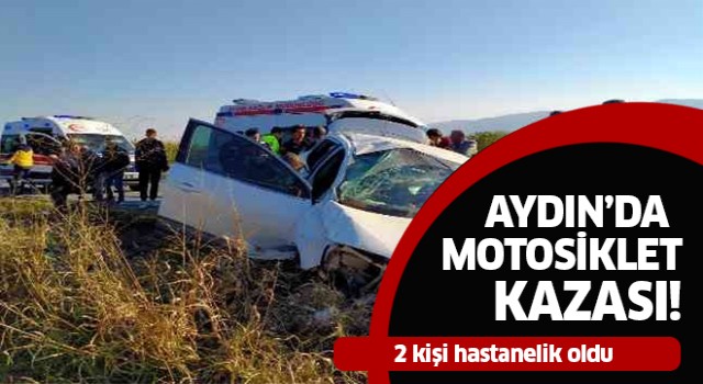 Aydın'da trafik kazası: 2 yaralı