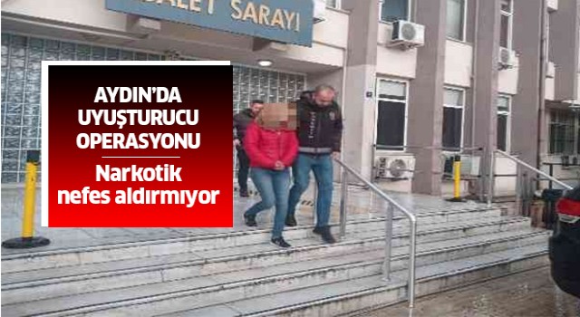 Aydın'da uyuşturucu operasyonu