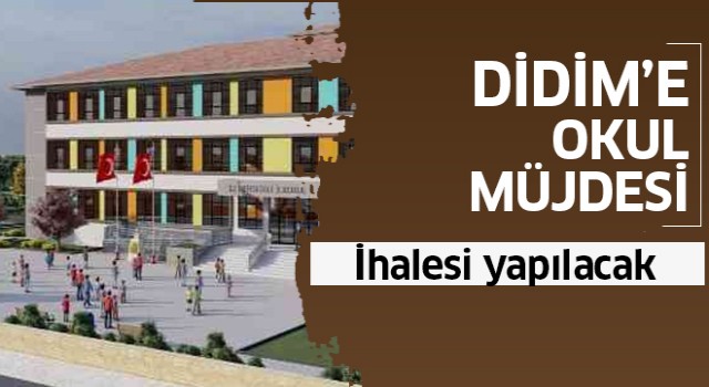 Didim'e iki yeni okul kazandırılacak