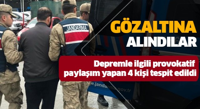 Aydın'da provokatif paylaşımlara gözaltı