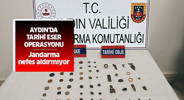 Aydın'da tarihi eser operasyonu