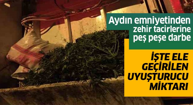 Aydın'da uyuşturucu operasyonu