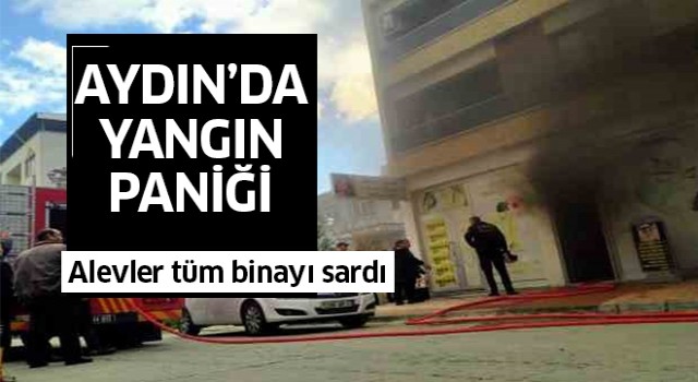 Aydın'da yangın paniği