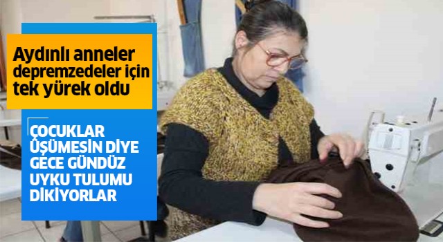 Aydınlı anneler yürekleri ısıtıyor