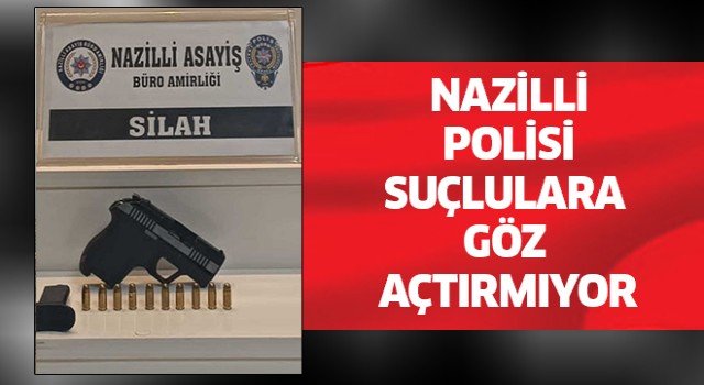 Nazilli polisinden kaçamadı