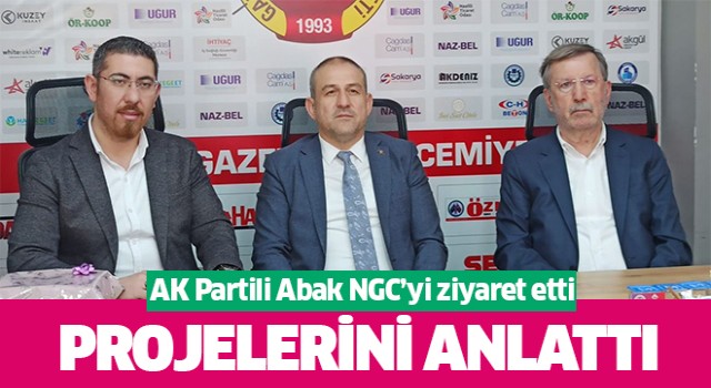 AK Parti Aydın milletvekili aday adayı Abak gazetecilerle buluştu