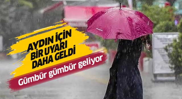 Meteoroloji Aydın'ı uyardı