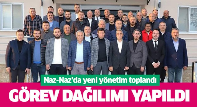 Nazilli Belediyespor'da görev dağılımı yapıldı