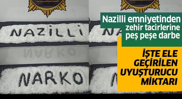 Nazilli'de 3 kilo uyuşturucu madde ele geçirildi