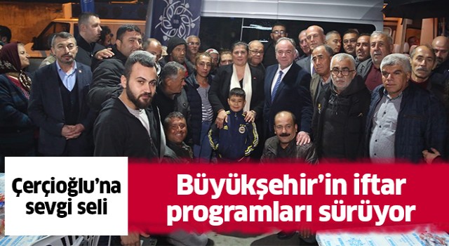 Aydın Büyükşehir Belediyesi'nin iftar programları sürüyor