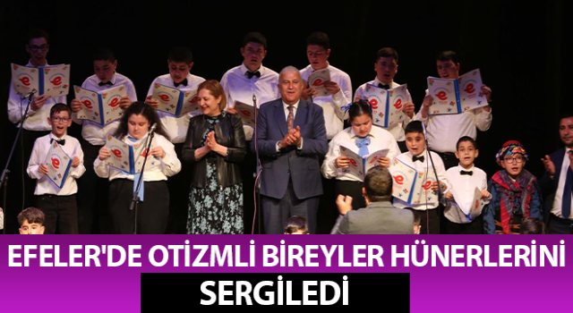 Aydın'da otizmli bireyler hünerlerini sergiledi