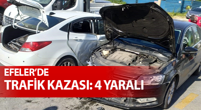 Aydın’da trafik kazası: 4 yaralı