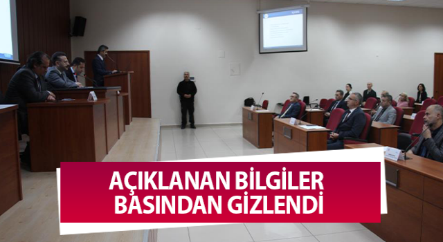 Dakikalar önce açıklanan bilgiler basından gizlendi