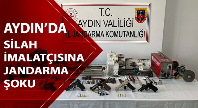 İncirliova’da silah imalatçısına jandarma şoku