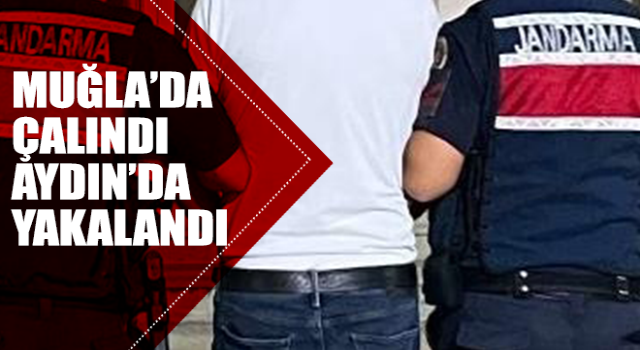 Muğla’da çalınan otomobil Aydın’da yakalandı