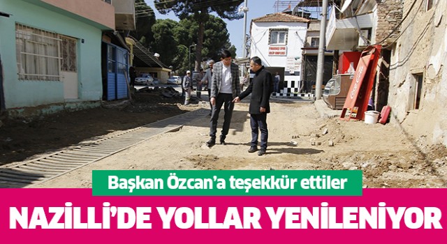 Nazilli Belediyesi Pınarbaşı Mahallesi'ndeki yol çalışmasını tamamladı