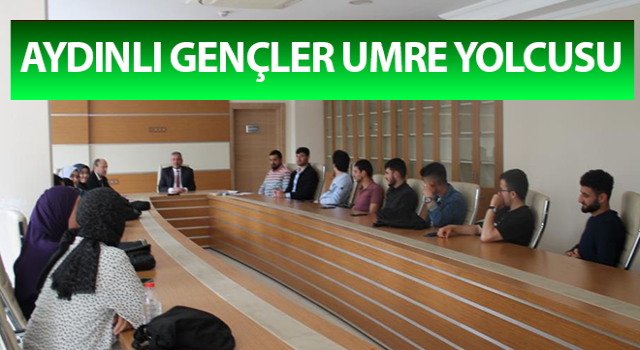 Aydınlı gençler umre yolcusu