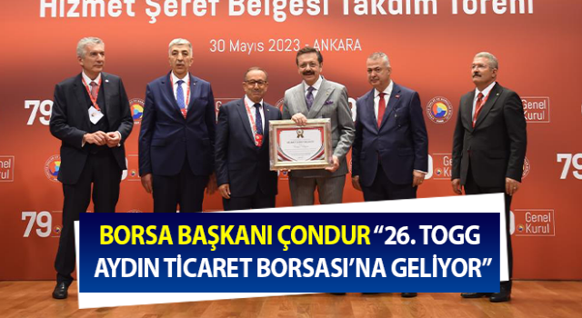 Başkan Çondur çekti, TOGG Aydın’a çıktı