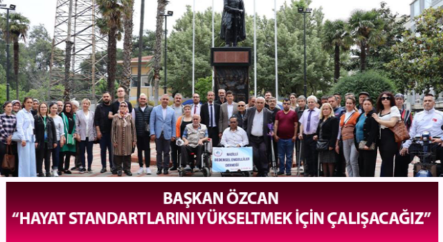 Başkan Özcan engellileri yalnız bırakmadı