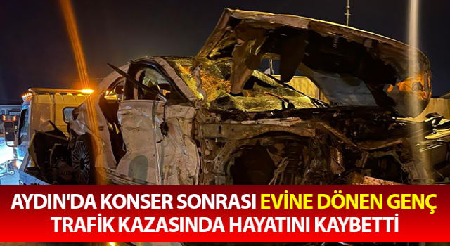 Konser dönüşü trafik kazasında hayatını kaybetti