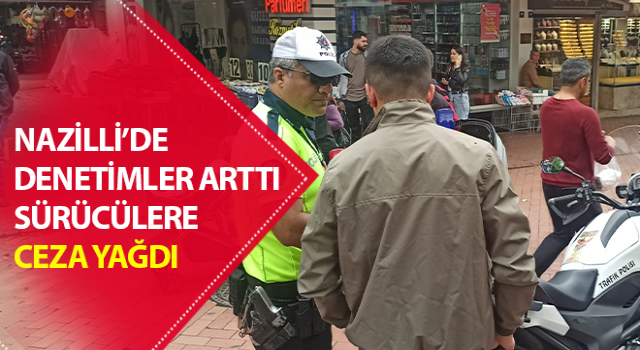 Kurallara uymayan sürücülere ceza yağdı