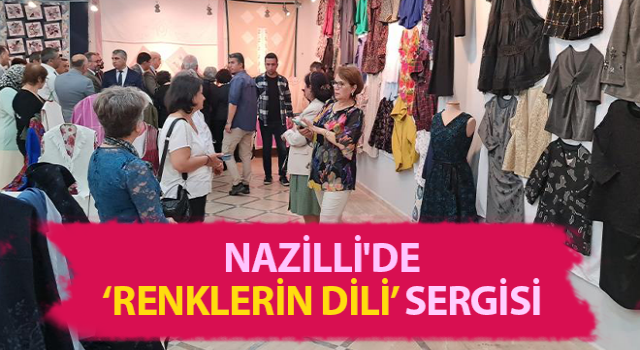 Nazilli'de HEM kursiyerlerinden ‘Renklerin Dili’ sergisi