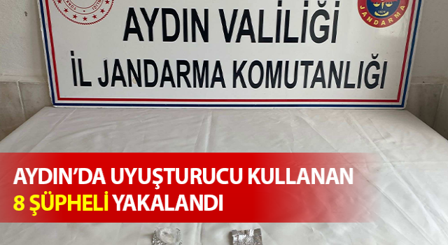 Uyuşturucu kullanan 8 şüpheli yakalandı