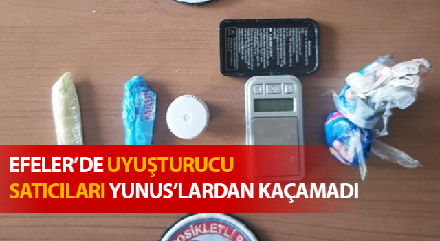 Uyuşturucu satıcıları Yunus’lardan kaçamadı