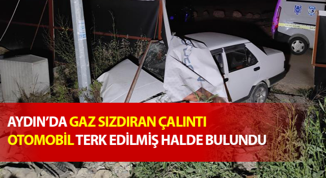 Çalıntı otomobil, terk edilmiş halde bulundu