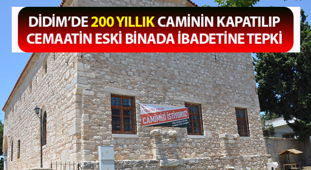 Cami kapalı, mescit güvenli değil, cemaat tepkili