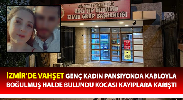 Genç kadın pansiyonda kabloyla boğulmuş halde bulundu