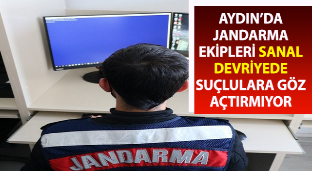 Jandarma sanal devriyede suçlulara göz açtırmıyor