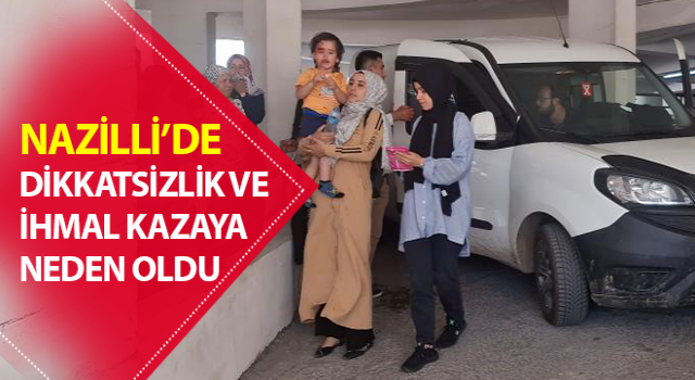 Sürücü ve yayanın dikkatsizliği kazaya neden oldu