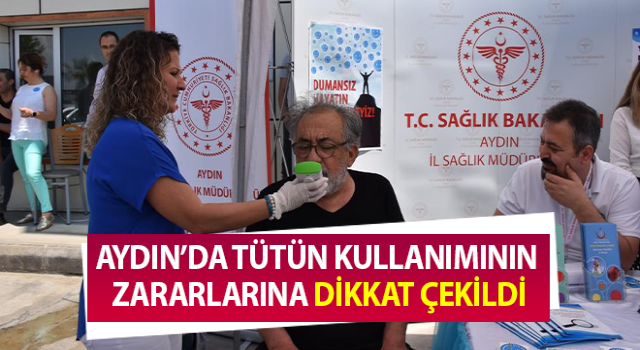 Tütün kullanımının zararlarına dikkat çekildi