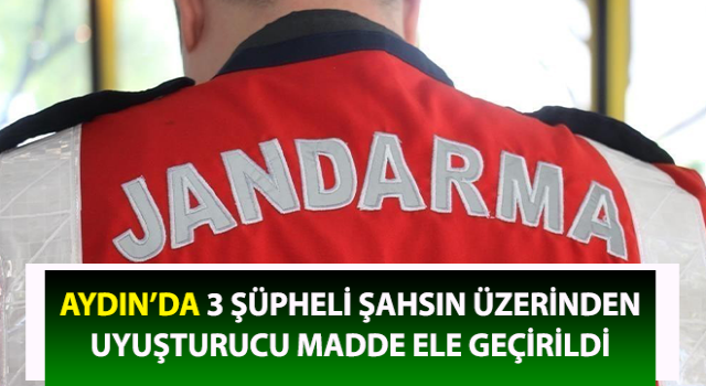 Üç şüpheli şahıstan uyuşturucu madde ele geçirildi