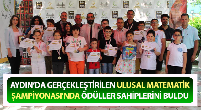 Ulusal Matematik Şampiyonası'nda ödüller sahiplerini buldu