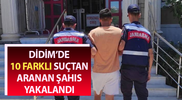 10 farklı suçtan aranan şahıs yakalandı